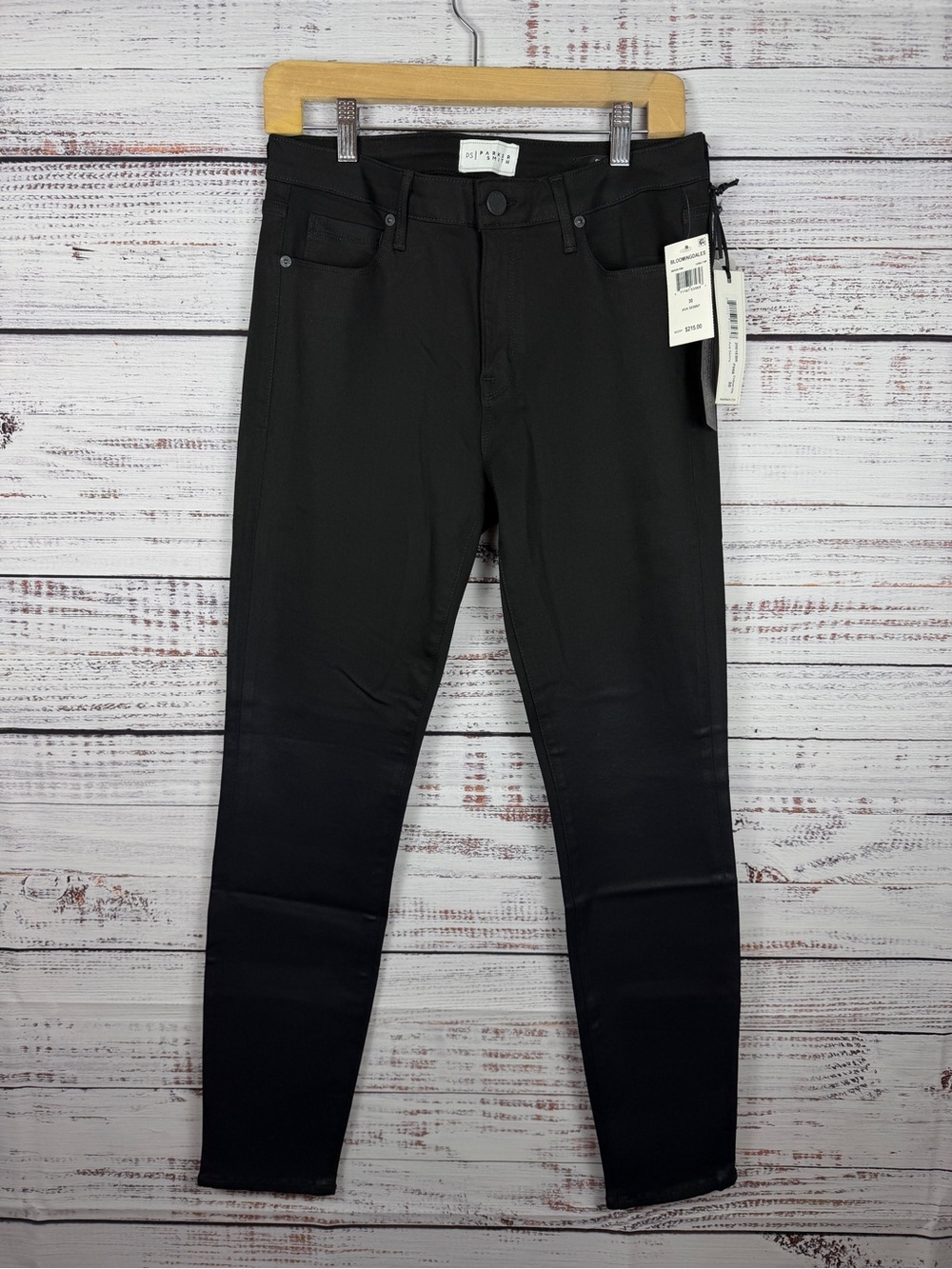 Parker Smith Ava Skinny Black Denim Jeans Size 30 NWT $215